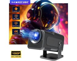 MagCubic HY320 – Ultieme Draagbare Mini Beamer – WiFi 6 - 1080P HD - 350 ANSI - Android 11 - Bluetooth 5.0 – Home Cinema