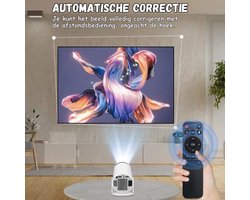 Magcubic Mini Beamer - Mini Projector - Mini Beamer Projector - Mini Beamer Smartphone - Wifi/Bluetooth 5.0 - 4K - 1280x720P - Apple/Android