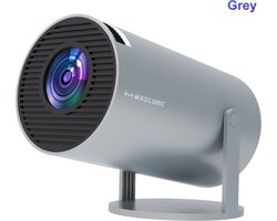 Magcubic Projector HY300 pro grijs - Projector - Beamer - Mini beamer - Projector 4k - grijs - Compact - Thuisbioscoop - HDMI - BT 5.0 - Apple - Android