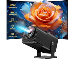 Mini 4K Thuisbioscoop Projector met Android 11.0 - 500 ANSI Lumen - Wifi 6 & BT 5.2