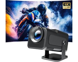 Mini Beamer - 4K Beeldkwaliteit - Android 11.0 - Projector Scherm - WIFI 6 & Bluetooth 5.2 - 200 ANSI - FULL HD - Home Cinema - 2024 Model