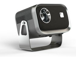 Mini Beamer - Film Projector met Bluetooth - Draagbare Beamer - 4K Kwaliteit - Zilver