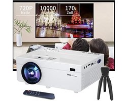 Mini beamer - Mini projector - Mini beamer smartphone - Wit