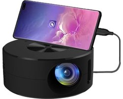 Mini beamer - Mini projector - Mini beamer smartphone - Zwart