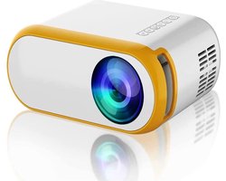 Mini Video-Beamer 1080P Full HD - Draadloze Projector voor Smartphone, iPhone, Samsung, Huawei - Compatibel met TV Stick, TV-Box, HDMI, USB, TF/SD-Kaart, VGA, AV-Audio - WiFi-Functionaliteit