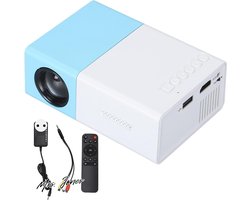 Mrs. Jones Miniprojector 1080P Full HD HiFi Draagbare Filmprojector Smart Home-projector - HDMI USB Opslagkaart AV Hoofdtelefoon - Smartphone Laptop Tv Tablet Pc .