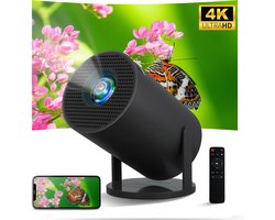 Nexino® Beamer Full HD - 4K Beeldkwaliteit - 8000 Lumen - Home Cinema - Ingebouwde Android 11.0 - Wifi 6 & Bluetooth 5 - Streamen vanaf je telefoon