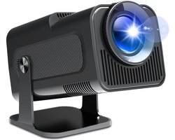 Nieuwe Collectie Mini Draagbare Auto Keystone Projector - Native 1080P Smart Projector - 4K FHD Ondersteuning - 10000 Lumen - WiFi 6 - BT 5.0 - 180 Graden Rotatie - Ingebouwde Android 11.0 Mini Beamer