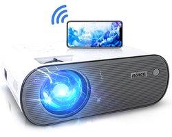 Nince Beamer C10 Model - Input tot Full HD - 7000 Lumen - Streamen Vanaf Je Telefoon Met WiFi - Mini Projector - Mini Beamer