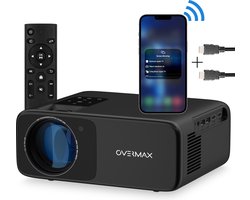 Overmax Multipic 4.2 - Beamer - 200” FULL HD - sterke schermhelderheid - WIFI Android/iOS