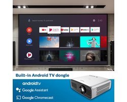 Philips NeoPix Ultra 2TV - Full HD Smart Mini Beamer - Android TV - Ingebouwde Chromecast