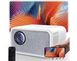 Reinfort® Beamer - Full HD Projector - Ingebouwde Streaming Apps - 7500 Lumen - Streamen Vanaf Je Telefoon Met WiFi - Mini Beamer