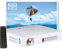 Salora DBS350 - Beamer - Mini beamer - Projector - Accu - Android - Bluetooth - Wifi