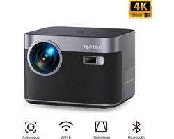 Toptro X7 Projector 4K - Mini Beamer - Mini Projector - Top Kwaliteit - Wifi - Bluetooth - 25000 Lumen