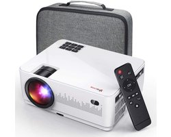 UpLiving LCD Mini Beamer - Input tot Full HD  - 6.000 Lumen - Projector - Mini Beamer - Draagbare Pocket Beamer - Afstandbediening - Draagtas