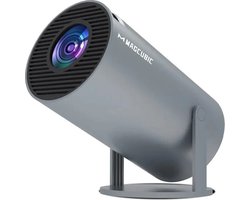 Verkoop Nederland® - Magcubic Projector - Hy300 Pro - 4K - Android 11 - Dual Wifi6 - 260Ansi Allwinner - H713 Bt 5.0 1080P - 1280x720P - Home Cinema - Outdoor Projetor