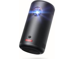 Wi-Fi Slimme Projector 1080p - Zwart - Met Dolby Digital - Draagbaar - Google TV - Netflix - 200 ANSI-lumen - 120-inch Beeld - Ingebouwde Accu - 25 uur Speeltijd Beamer