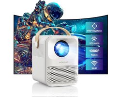 WOLFANG - WP01 - Miniprojector - 1080P Native - 200-inch Display