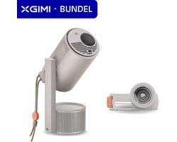 XGIMI MoGo 3 Pro met Creatieve Optische Filter – Draagbare Smart-projector - Beamer - 130° rotatie - 450 ISO Lumen – Google TV/Netflix-licentie - Harman/Kardon 2x 5W luidsprekers - Dolby Audio - ISA 2.0 - Bluetooth