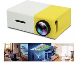 YG-300 Mini Beamer - 320 x 240 - USB - HDMI - Wit - Geel - 50 lumen