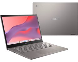 ASUS Chromebook CB3401FBA-LZ0172 Intel® Core™ i3 i3-1215U 35,6 cm (14") Touchscreen WUXGA 8 GB LPDDR4x-SDRAM 128 GB SSD Wi-Fi 6E (802.11ax) ChromeOS Grijs