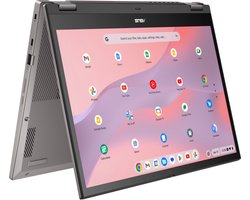 ASUS Chromebook CX34 Flip CB3401FBA-LZ0187 Intel® Core™ i5 i5-1235U 35,6 cm (14") Touchscreen WUXGA 16 GB LPDDR4x-SDRAM 256 GB SSD Wi-Fi 6E (802.11ax) ChromeOS Grijs