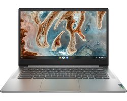 Lenovo IdeaPad 3 Chrome MediaTek MT8183 Chromebook 35,6 cm (14") Full HD 8 GB LPDDR4x-SDRAM 128 GB eMMC Wi-Fi 5 (802.11ac) ChromeOS Grijs