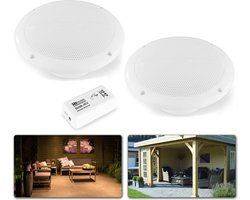 Bluetooth speakerset - Power Dynamics BT10SET - Inbouw speakers plafond - Buiten speakers voor badkamer, tuin, terras, etc.