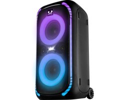 Fresh 'n Rebel Party Speaker Large - 12 uur draadloze speelduur - lichtshow - met Trolley