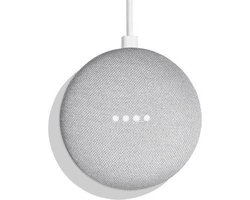 Google Home Mini Smart Speaker - Chalk (krijt/lichtgrijs)