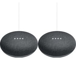 Google nest voice assistant Mini 2-pack (Grijs)