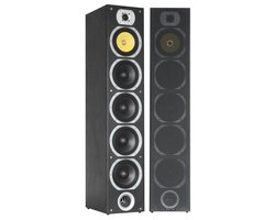 Hifi speakers - Fenton SHFT57B vloerstaande luidsprekers - 600W - 4-weg - Set van 2