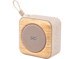 House of Marley Roots bluetooth speaker - Draadloze compacte speaker - Ingebouwde Flesopener - Waterproof - 10 uur Batterijduur - Gemaakt van Duurzame Materialen - Cream