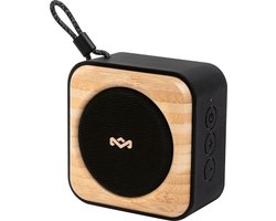 House of Marley Roots bluetooth speaker - Draadloze compacte speaker - Ingebouwde Flesopener - Waterproof - 10 uur Batterijduur - Gemaakt van Duurzame Materialen - Zwart