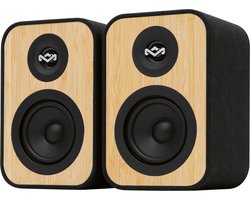 House of Marley Uplift bluetooth Boekenplank Speakers - Hifi speakers - Stereo Set - Home Audio - Gemaakt van Duurzame Materialen - 16 Watt - Zwart