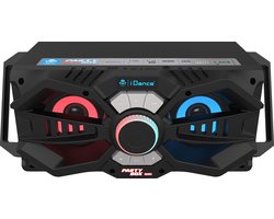 iDance DJ301 Party Speaker – Portable Bluetooth Speaker met Disco LED-Verlichting – 100 Watt vermogen – USB en AUX Aansluiting