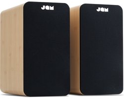 JAM Boekenplank Speakers - Bluetooth Luidsprekers 4 Inch - Stereo Paar - Bruin