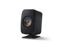 KEF Combi Deal LSX II Wireless Stereo Speakers + P1 Desk pad tafelstandaard- Zwart/Zwart