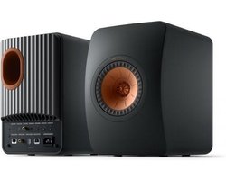 KEF LS50 Wireless 2 Boekenplank speaker Carbon Black (per paar)