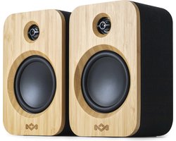 Marley Get Together Duo Bluetooth Speaker Draadloos - Boekenplank Speakers - Hifi speakers - Stereo Set - Home Audio - FSC Bamboo Hout