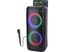 Media-Tech draagbare luidspreker, karaoke, Bluetooth 5.0, 1000W, MT3181