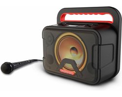 Motorola Sound Draadloze Speaker - ROKR 810 - 40 Watt - Zwart - Bluetooth 5.0 - LED - Karaoke Microfoon - Waterproof