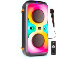 Party speaker Bluetooth - Fenton BoomBox440 - 180 Watt - partybox speaker op accu - karaoke set