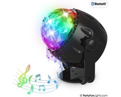 PartyFunLights - Discolamp - Party Speaker - met afstandsbediening - LED - Bluetooth - USB