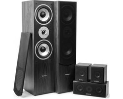 Surround set home cinema 5.0 - Fenton 1150 Watt - Complete set met 5 speakers - Zwart