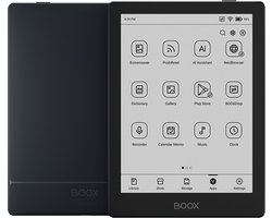 Boox Go 6 - 6" e-inkt e-reader - Zwart - Android 11, Play Store