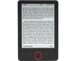 Denver E Reader 6 Inch - E book Reader - E Ink - Ondersteuning tot 32GB - EBO626 - Zwart