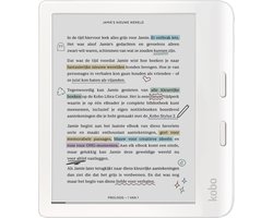 Kobo Libra Colour - E-reader - 7 inch kleurenscherm - 32GB - Luisterboeken - Wit