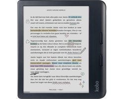 Kobo Libra Colour - E-reader - 7 inch kleurenscherm - 32GB - Luisterboeken - Zwart