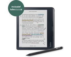 Kobo Libra Colour Stylus Bundel - E-reader - 7 inch kleurenscherm - Inclusief Kobo Stylus 2 - Zwart